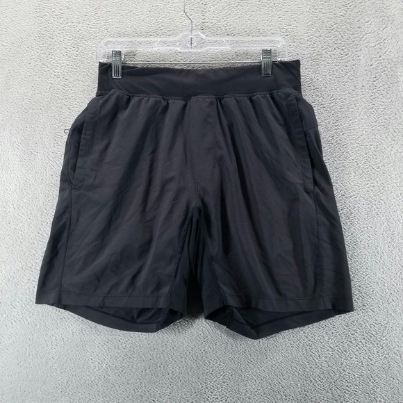 lululemon athletica Other - Lululemon Shorts Mens M Black T.H.E. Short Drawstring Pockets 7" Gym Training